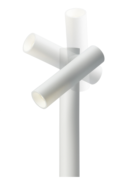 TUBO Twin staande lamp Wit