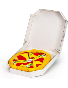 Pizza Sokken in Pizzadoos 4 paar