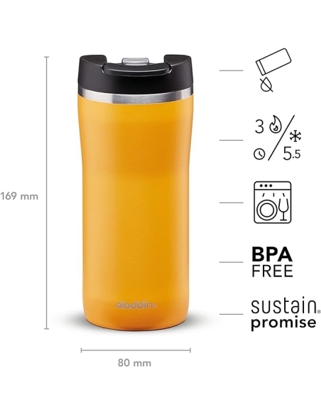 Barista Café Isobeker 0,35L. zonnegeel