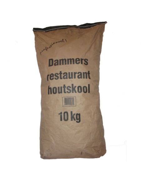 Dammers Restaurant Houtskool 10 kg, restaurant kwaliteit