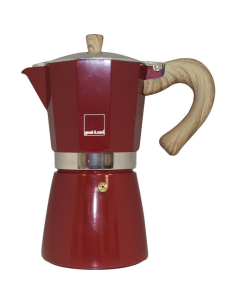 Venezia espressomaker 6-kops Rood