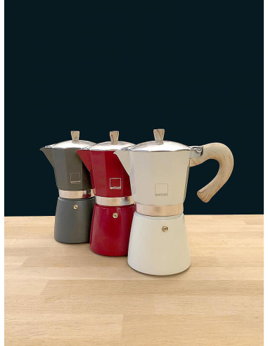 Venezia espressomaker 6-kops Rood