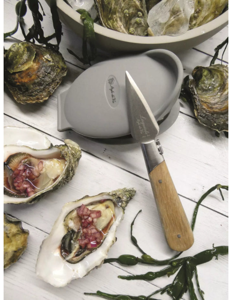 Oestermes met handbeschermer