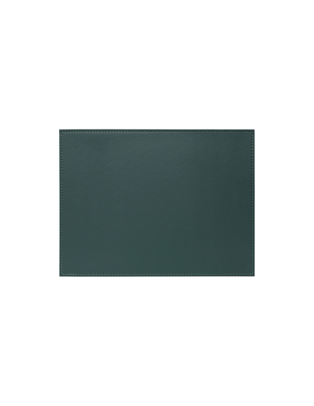 Placemat Ovaal 45 x 34 cm petrol/antraciet