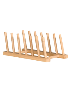 Bordenrek bamboe voor 6 borden