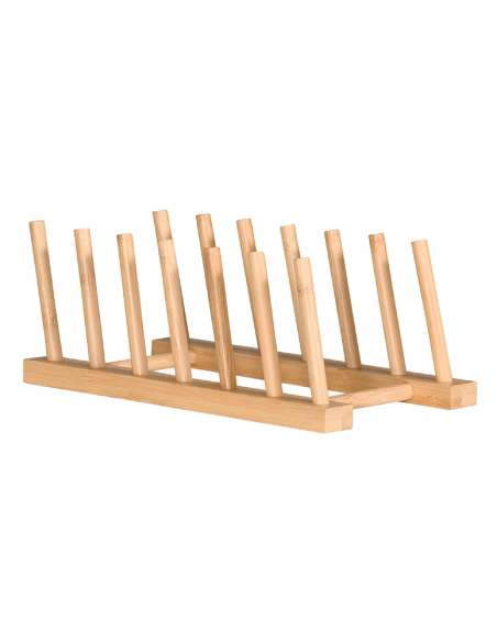 Bordenrek bamboe voor 6 borden