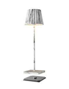 Troll 2.0 Outdoor Tafellamp Wit Marmer