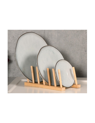 Bordenrek bamboe voor 6 borden