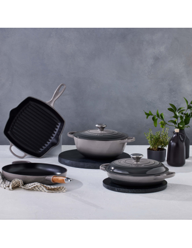 Grillpan Signature vierkant Flint 26cm