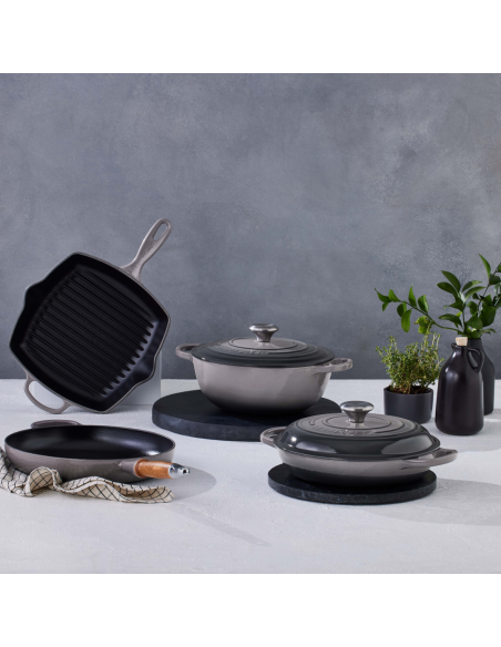 Grillpan Signature vierkant Flint 26cm