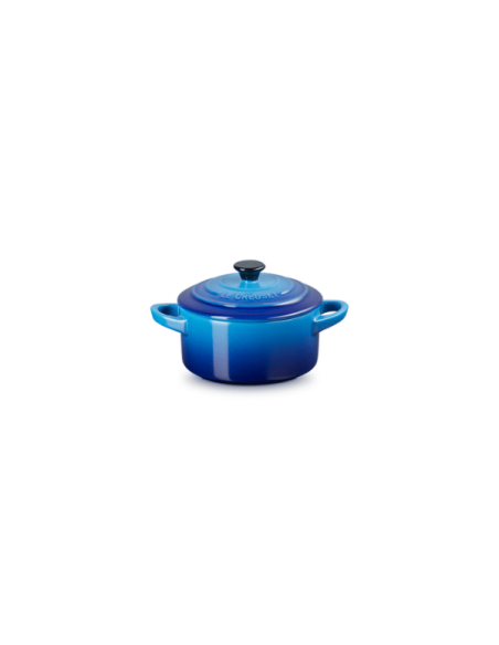 Le Creuset Mini-Braad-/ Stoofpan Azure 10cm 0,2l