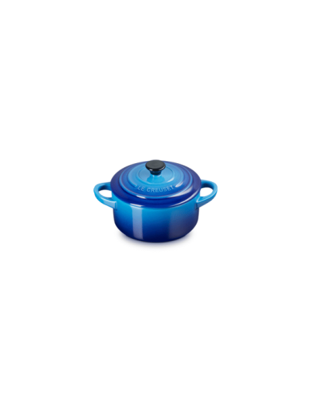 Le Creuset Mini-Braad-/ Stoofpan Azure 10cm 0,2l