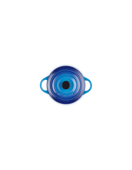 Le Creuset Mini-Braad-/ Stoofpan Azure 10cm 0,2l