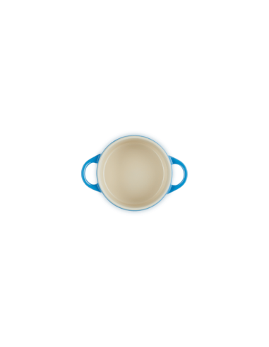 Le Creuset Mini-Braad-/ Stoofpan Azure 10cm 0,2l