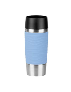 Emsa Travelmug Isoleerbeker Wave Blauw 0,36 L