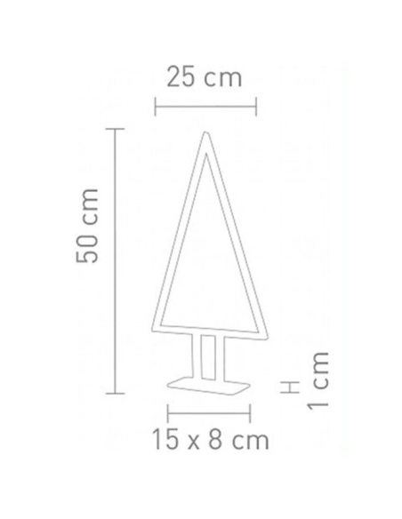 LED Kerstboom Pine 50 cm