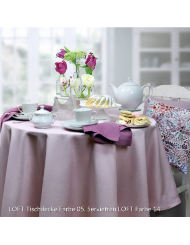 LOFT 170 Ø Tafelkleed, Rose