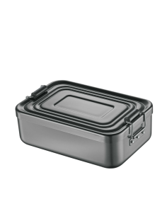 Mess Lunchbox M Antraciet Aluminium