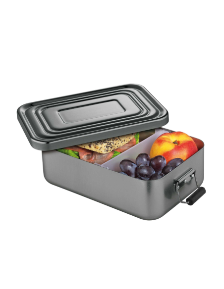 Mess Lunchbox M Antraciet Aluminium