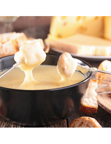 Set-6 Kaas Fonduevork RVS