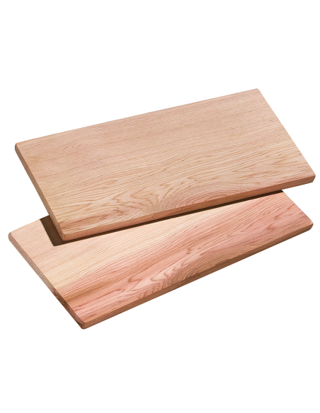 Set van 2 Rookplankjes XL Cederhout