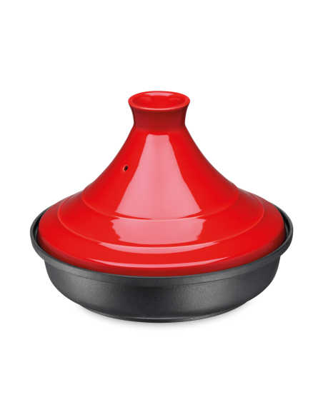 Spring Tajine gietijzer rood 28cm.