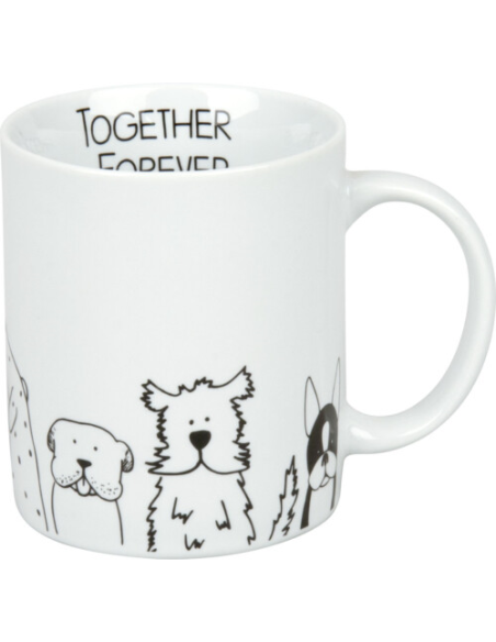 Koffiebeker Funny Dogs porselein