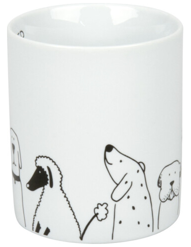 Koffiebeker Funny Dogs porselein