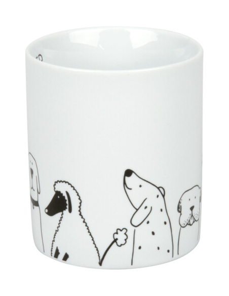 Koffiebeker Funny Dogs porselein
