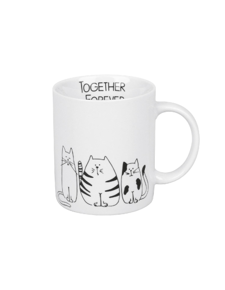 Koffiebeker Funny Cats porselein