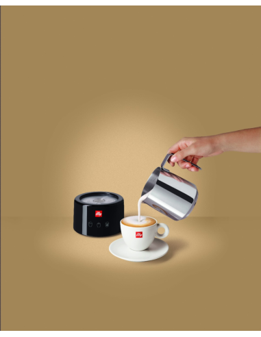 Illy Melkopschuimer Zwart Inductie