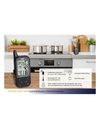 Draadloze BBQ Thermometer Expert Dual Probe