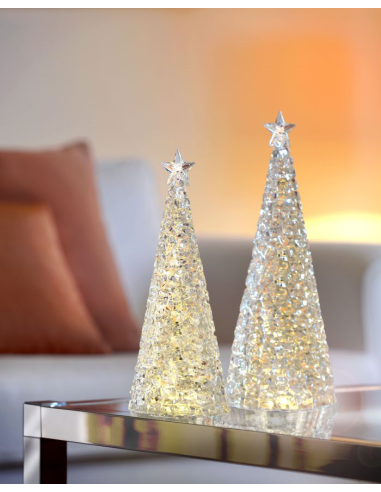 Kerstboom Glamour Led Acryl 28 cm