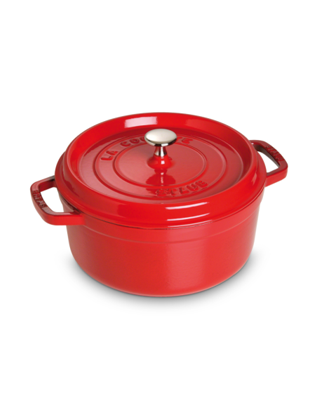 Staub Ronde Braadpan Kers 28 cm
