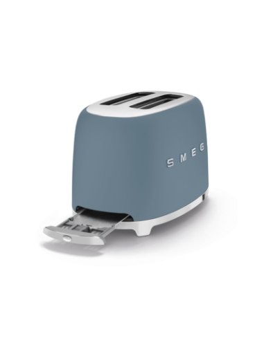 Smeg Broodrooster 2x2 Storm Blue Mat