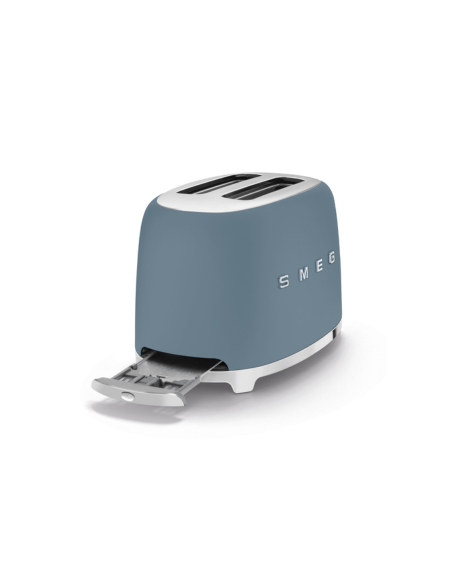 Smeg Broodrooster 2x2 Storm Blue Mat