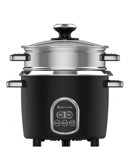 EP Rijstkoker RVS met stoommand 1,4L.