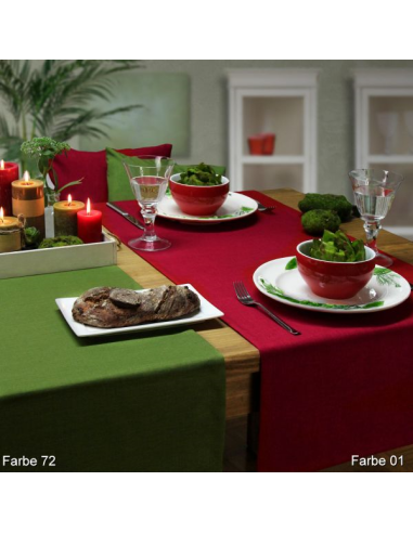 Loft Tafelloper 40x100 cm, 26 wijnrood