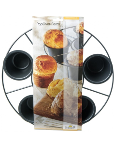 PopOver bakvorm 6 vormpjes van 7 cm in frame