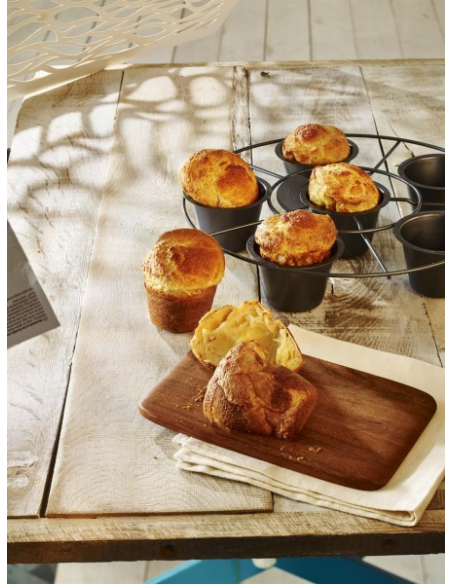 PopOver bakvorm 6 vormpjes van 7 cm in frame