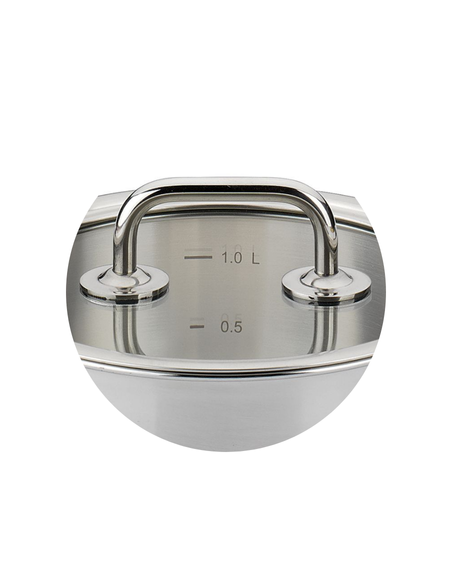 SPRING BRIGADE BASIC Kookpan 16 cm met glazen deksel