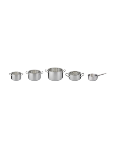 Spring Brigade Basic 5 delig pannenset met glazen deksels