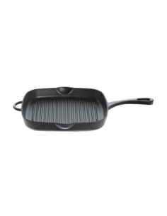 Küchenprofi PROVENCE Hoge Gietijzeren Grillpan Zwart met steel