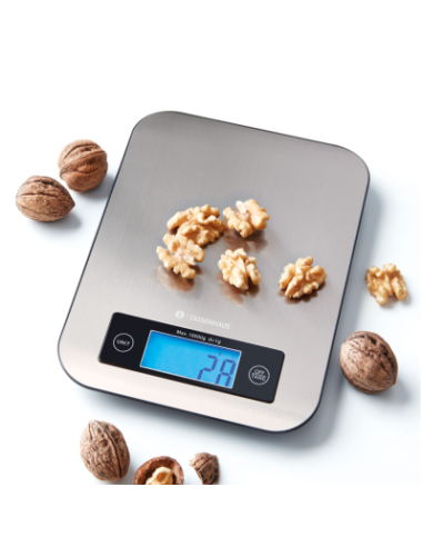 Zassenhaus Digitale keukenweegschaal Pure Roestvrij Staal