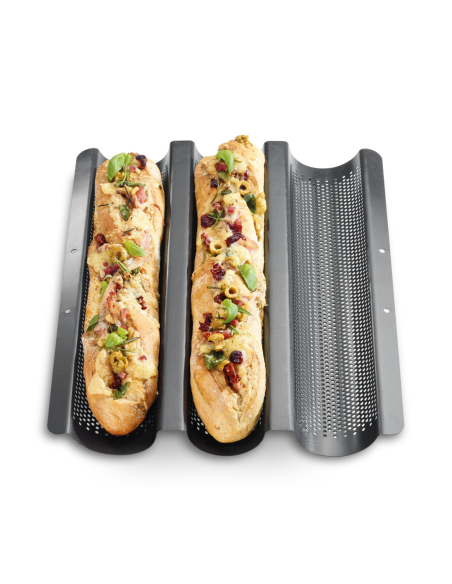 Küchenprofi Stokbrood & Baguette Bakvorm voor 3 broden