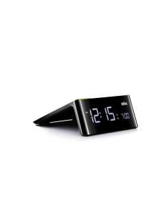 Braun Zwarte LCD Wekker