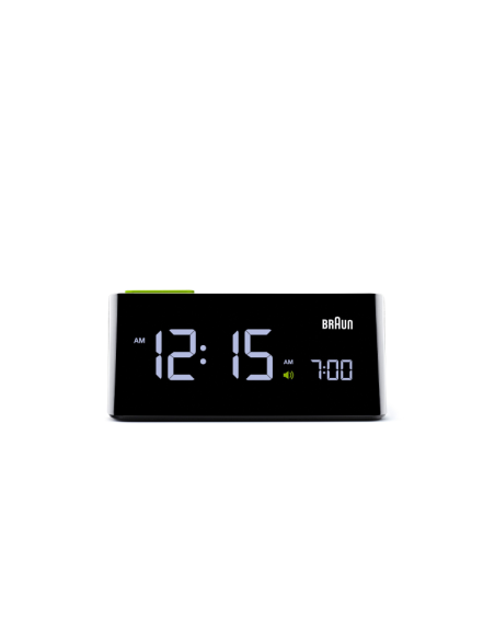 Braun Zwarte LCD Wekker
