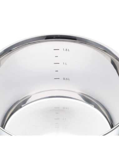 Kückenprofi Steelpan Capri 18 cm 1500 ml