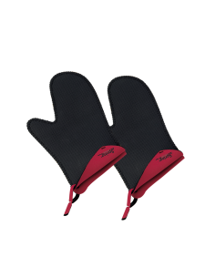 Spring Grips Ovenwanten 1 paar Zwart Rood