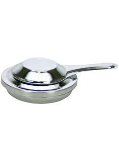 Fondue pastabrander Chroom